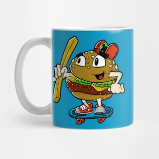 Burger Skate Mug